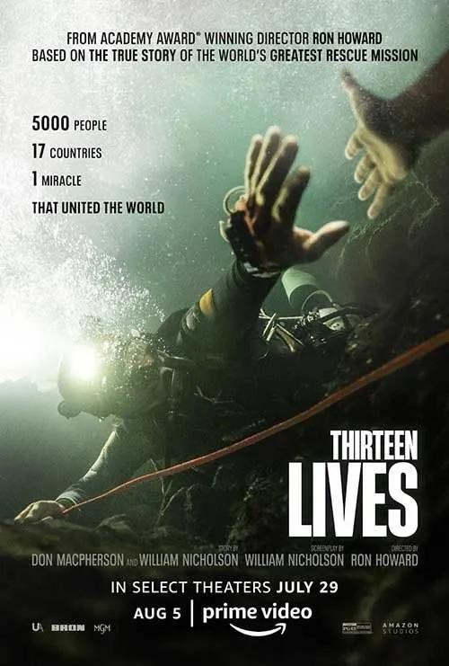 Movie poster Thirteen Lives on Nartiel8K IPTV